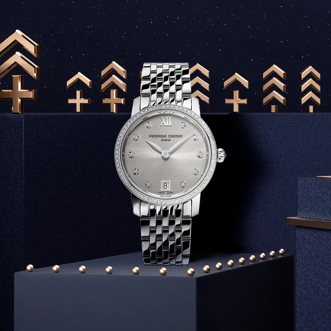 Classics Slimline Ladies Watch FC-220LBD1SD26B | Frederique Constant